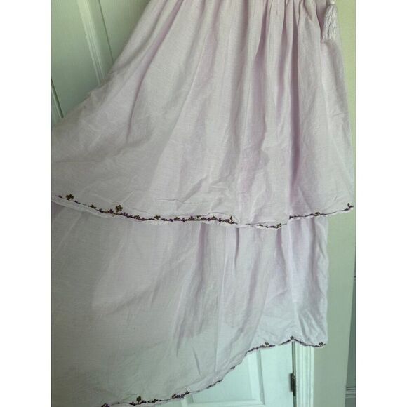 Happy x Nature Women's Small Lavender Midi Sundress Cotton Boho - Picture 4 of 8